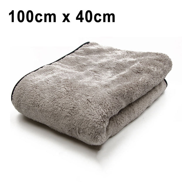 Microfiber Towel Car Wash Accessories 100X40cm Super Absorbency Car Cleaning Cloth Premium Microfiber Auto Towel One-Time Drying