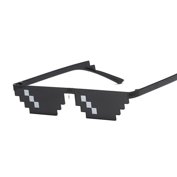 Glasses 8 Bit MLG Pixelated Sunglasses Women