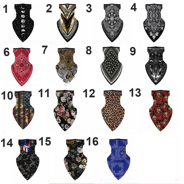 Multi-function Neck Gaiter Balaclava Bandana Fashion Face Tube Neck Headband Scarf Headwear Bandana Cap Outdoors Accessory