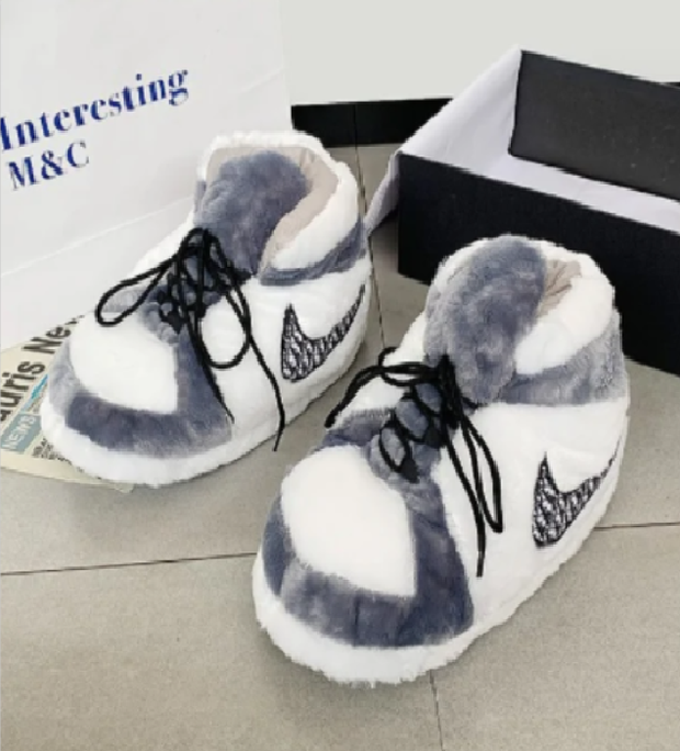 Fatty Big Warm Winter Foam Indoor Slippers Shoes