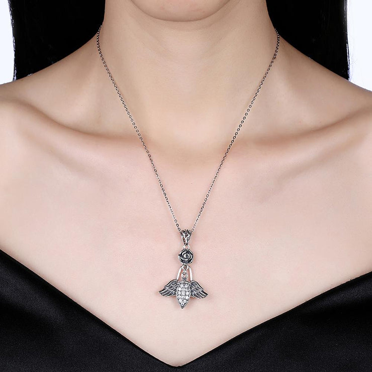 Wings of an Angel Sterling Silver Necklace