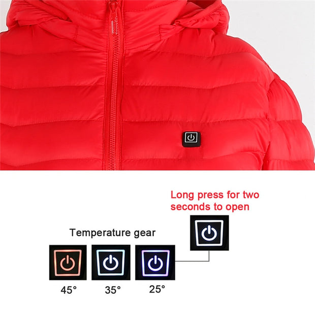 Men's Fleece Jackets Waterproof Winter Heated Jackets