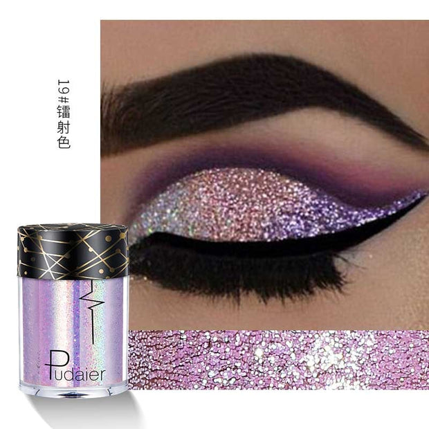 Pudaier Shimmer Holographic Sequins Glitter Tattoo