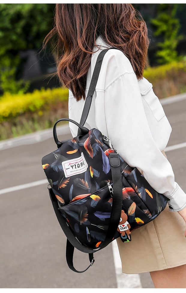 Mochilas mujer 2019 New Oxford cloth waterproof student bag