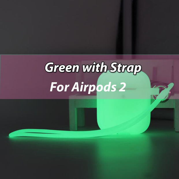 Silicone Case For Apple AirPods Pro Glowing In Dark Luminous Shockproof Protective Sleeve for Air Pods 2 Earphone Box Accessory