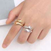 Love Hug Rings Creative Adjustable Love Forever