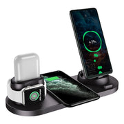 Wireless Charger 6 in 1 10w Qi Fast Stand