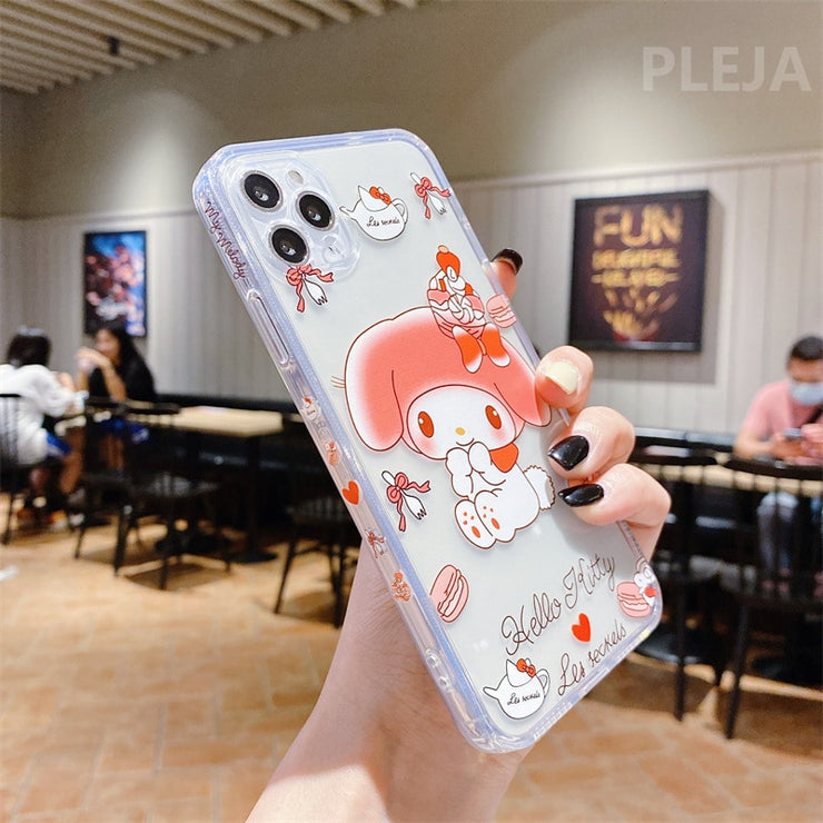 Cute Ornaments Side Frame Print Phone Case For iphone