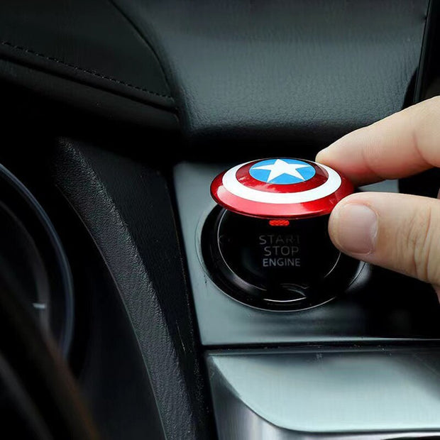 Push To Start Engine Ignition Superhero Cover