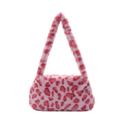 Winter Zebra Pattern Shoulder Underarm Bag