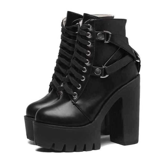 Jessica Platform Boot Heels