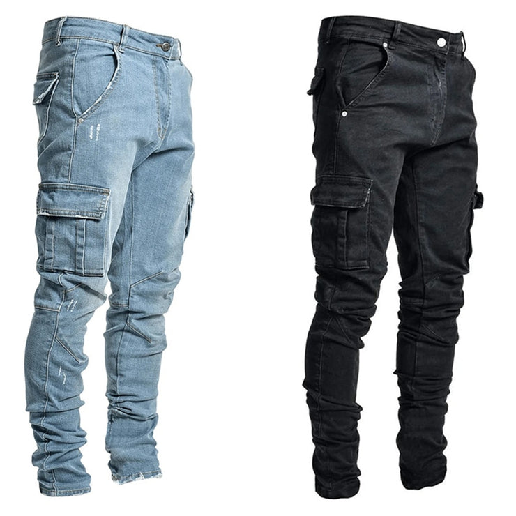 Multi Pocket Cargo Jeans