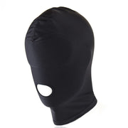 Spandex Erotic Fetish Open Mouth Hood Mask