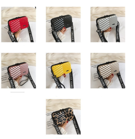 2019 New Suitcase Shape Totes Fashion Mini Luggage Bag Women