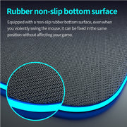 Wireless Charging Mouse Pad Gamer Mousepad Oversized RGB Luminous Desk Mat Computer Laptop Keyboard Non-Slip Glowing LED Cushion