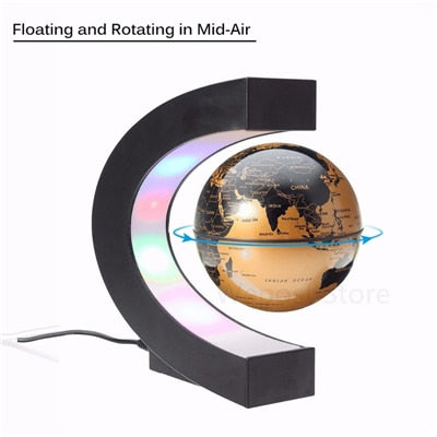 Magnetic Levitation Globe Night Light