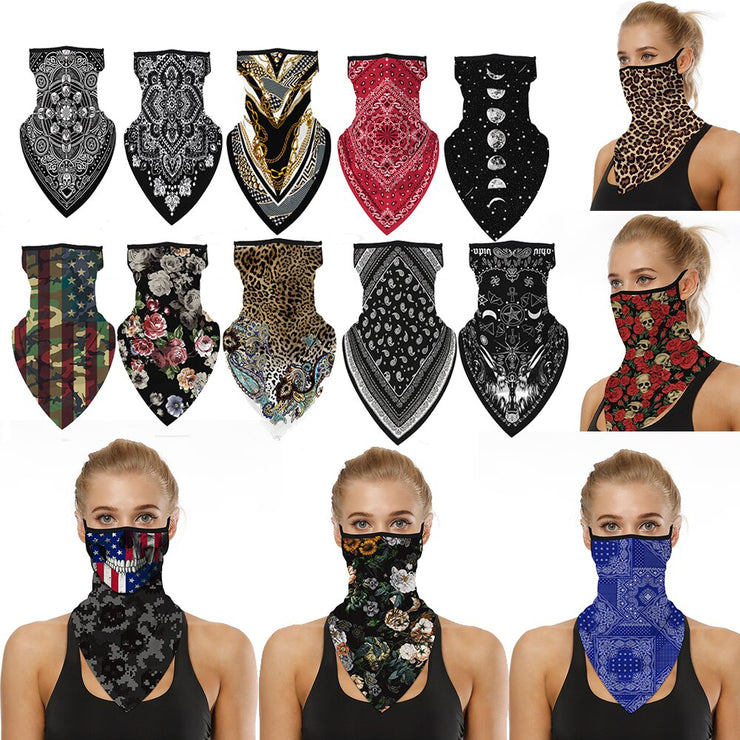 Multi-function Neck Gaiter Balaclava Bandana Fashion Face Tube Neck Headband Scarf Headwear Bandana Cap Outdoors Accessory