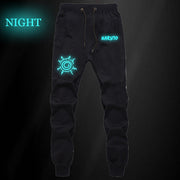 Anime Naruto Uchiha Sharingan Pants Autumn Winter Men Joggers Fitness Long Trousers Naruto Sasuke Luminous Sweatpants Plus Size