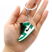 3D Mini Shoes Keychain Anime British Style Small Sneaker Keychains For Bags Small Gift Key Chain Jewelry Car Keyring Accessory