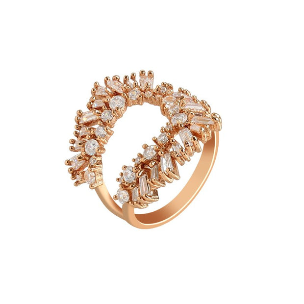 Crystal U-ring for Women