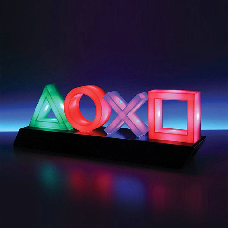 Playstation Sign Voice Control Game Icon Light Acrylic Atmosphere Neon With USB Cable For KTV Bar Living Room Bedroom Decoration