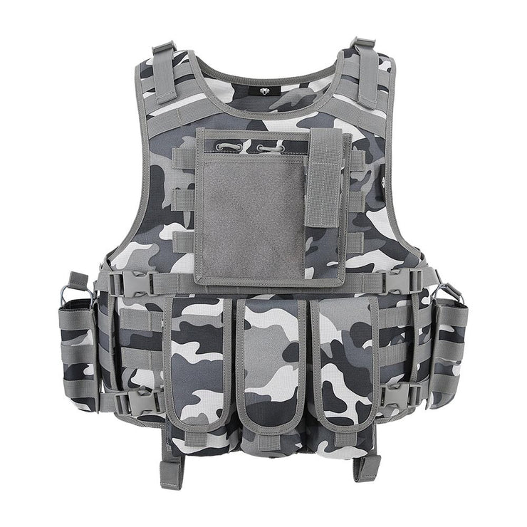 MGFLASHFORCE Molle Airsoft Vest Tactical Vest Plate Carrier Swat Fishing Hunting Vest Military Army Armor Police Vest