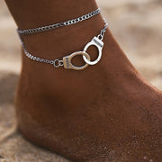 Boho Style Star Anklet Fashion Multilayer Foot Chain