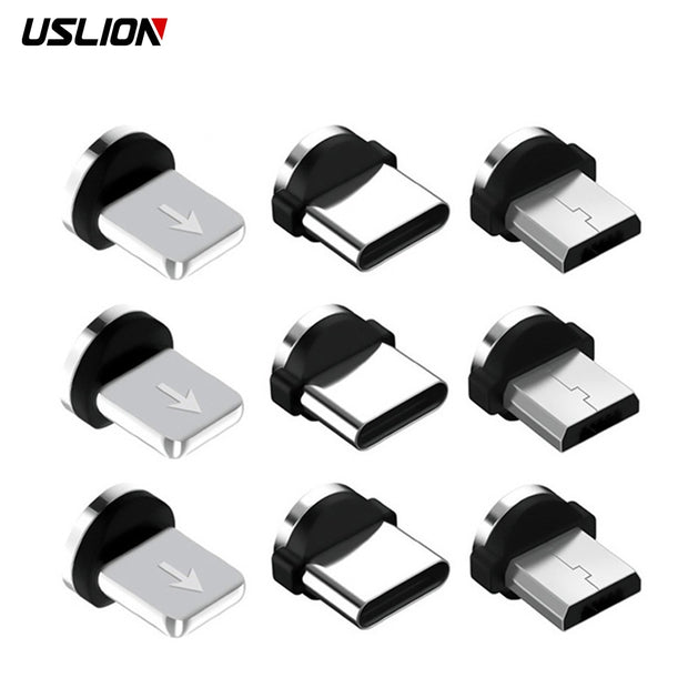 360 Rotation Magnetic Tips For Mobile Phone Replacement Parts Charging Cable Adapter