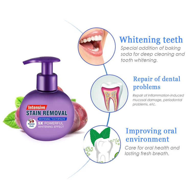 Stain Removal Soda Whitening Tooth paste