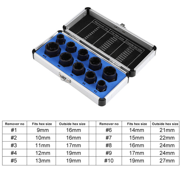 10pcs nut removal tool