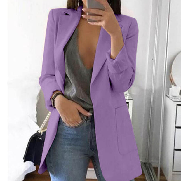 Casual Long Sleeve Business Suit Jacket