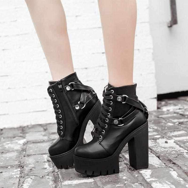 Jessica Platform Boot Heels