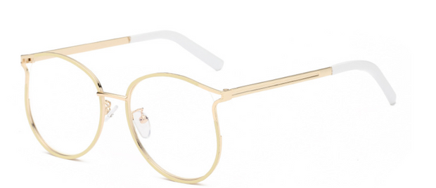 Cat Eye Glasses Metal Frames