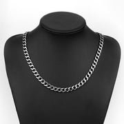 Large Thick Stainless Steel Chain Necklace 22"