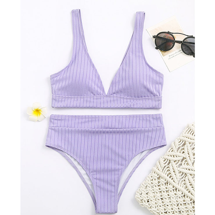 High waist swimsuit