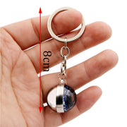 12 Constellation Luminous Keychain Glass Ball