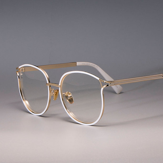 Cat Eye Glasses Metal Frames