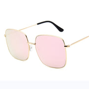 RBRARE Luxury Square Sunglasses Women Brand Designer Retro Alloy Frame Big Sun Glasses Vintage Gradient Male