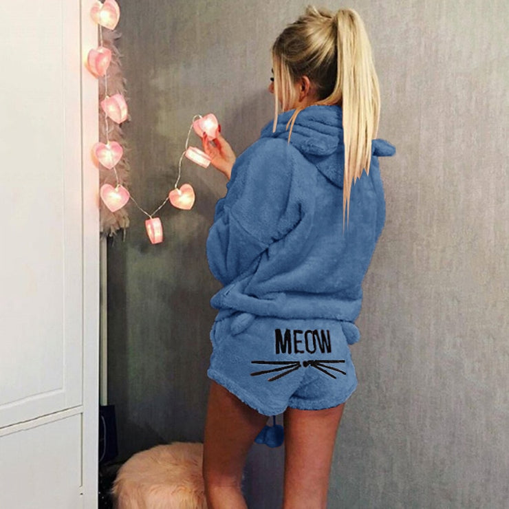 Meow Hoodie PJ's set