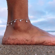 Boho Style Star Anklet Fashion Multilayer Foot Chain