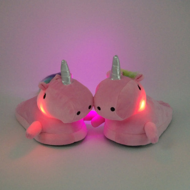 Unicorn Led Slippers