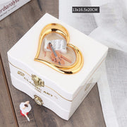 Classic Rotating Dancer Ballerina Piano Music Box Clockwork Plastic Jewelry Box Girls Hand Crank Music Mechanism Christmas Gift