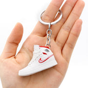 3D Mini Shoes Keychain Anime British Style Small Sneaker Keychains For Bags Small Gift Key Chain Jewelry Car Keyring Accessory