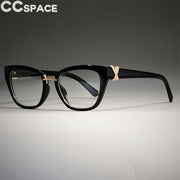 Cat Eye Glasses Frames Women Rhinestone