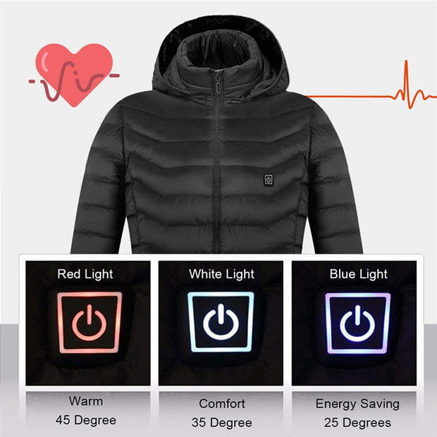 Men's Fleece Jackets Waterproof Winter Heated Jackets