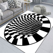 Clown Trap Visual Carpet Living Room Bedroom Floor Mat 3D