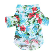 Summer Pet Printed Clothes For Dogs Floral Beach Shirt