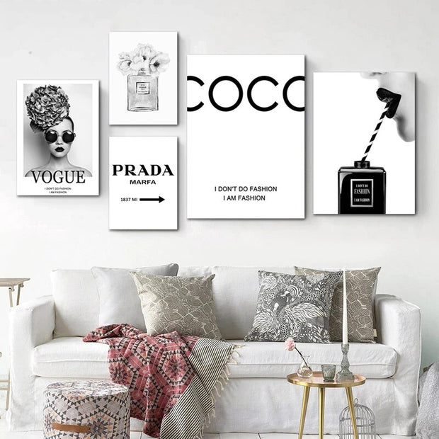 Letter Posters and Prints Modern Home Décor Canvas Painting