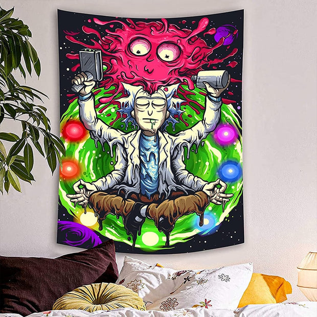 Hippie Rick Tapestry Wall Art