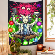 Hippie Rick Tapestry Wall Art